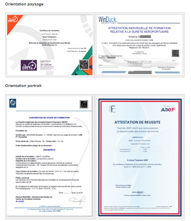 Certificat Moodle par ActiveProLearn Montpellier